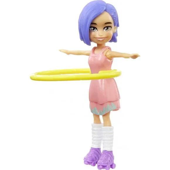 Polly Pocket Travel Toy Playset With Four (3-Inch) Dolls And 50+ Fashion Access